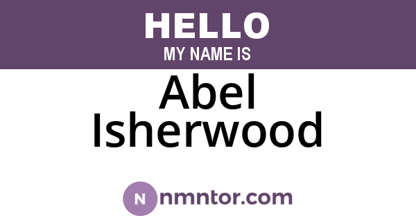 Abel Isherwood
