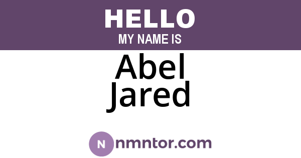 Abel Jared