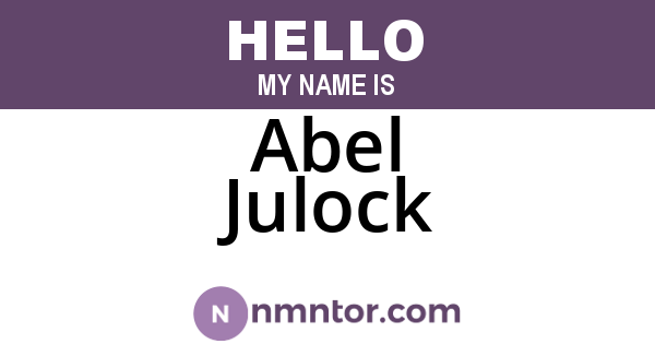 Abel Julock