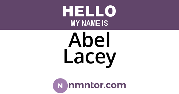 Abel Lacey
