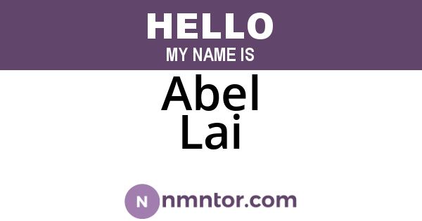 Abel Lai
