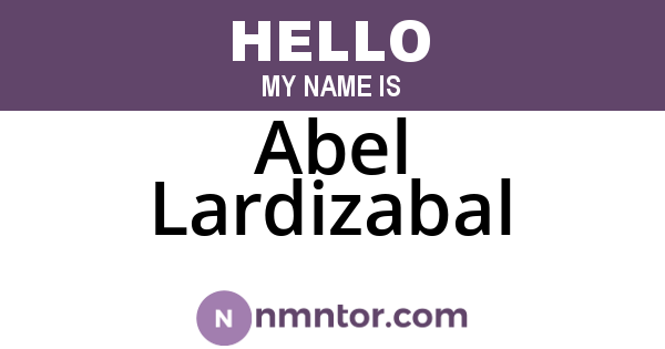 Abel Lardizabal