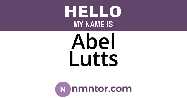 Abel Lutts