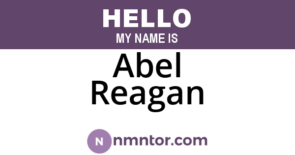 Abel Reagan
