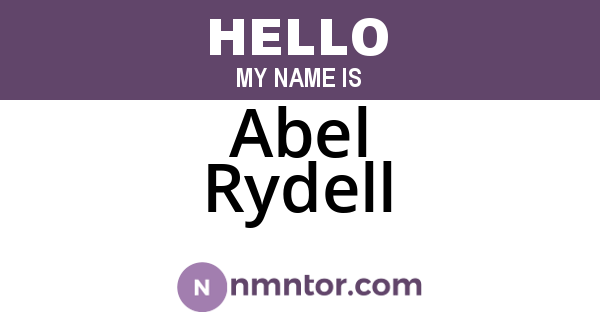 Abel Rydell