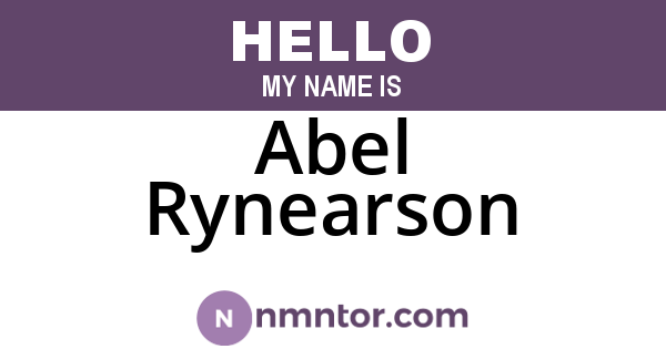 Abel Rynearson