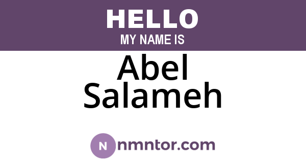 Abel Salameh