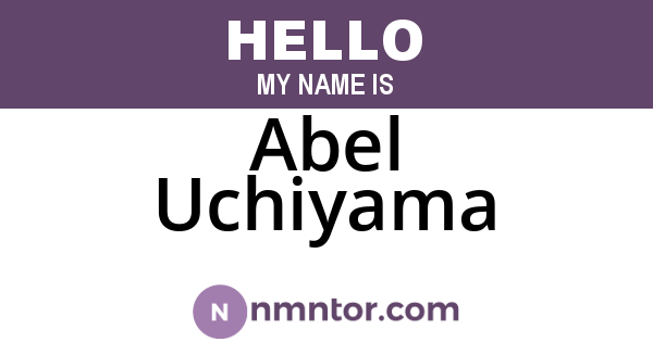 Abel Uchiyama