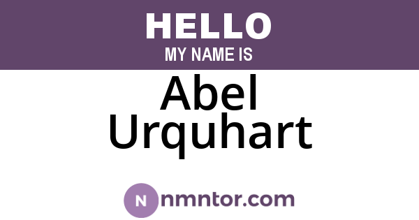 Abel Urquhart