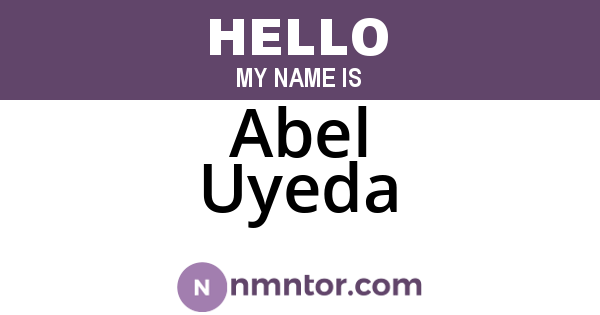 Abel Uyeda