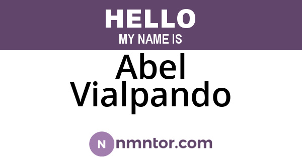 Abel Vialpando