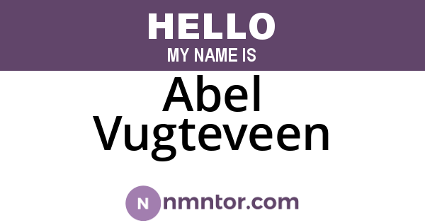 Abel Vugteveen