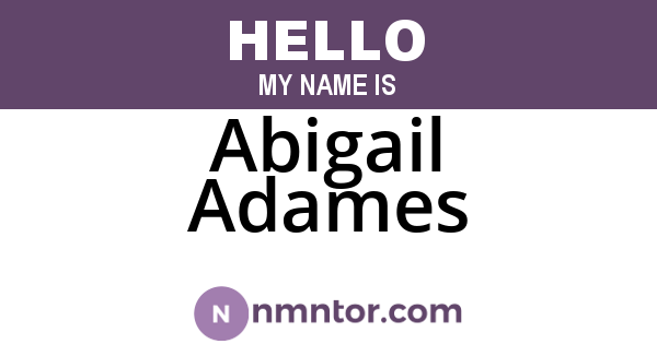 Abigail Adames