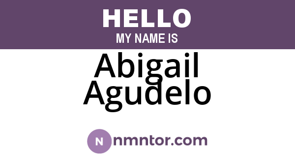 Abigail Agudelo