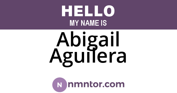 Abigail Aguilera