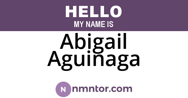 Abigail Aguinaga