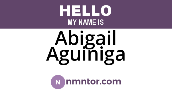 Abigail Aguiniga