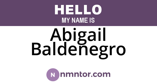 Abigail Baldenegro