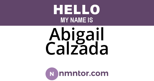 Abigail Calzada