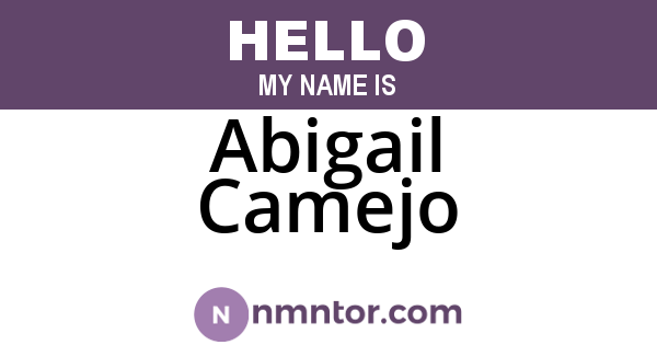 Abigail Camejo