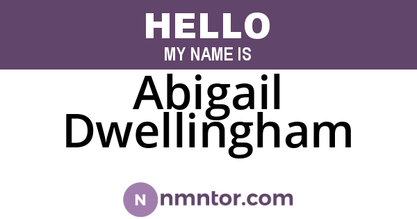 Abigail Dwellingham