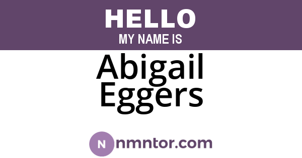 Abigail Eggers