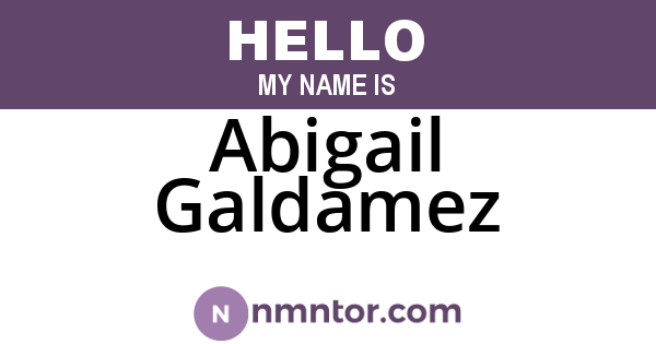 Abigail Galdamez