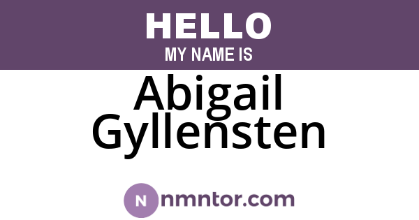 Abigail Gyllensten