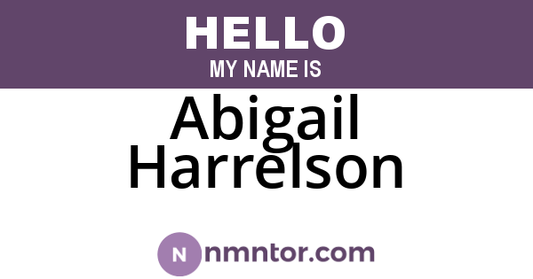 Abigail Harrelson