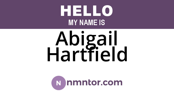 Abigail Hartfield