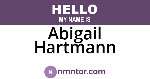 Abigail Hartmann