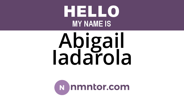 Abigail Iadarola