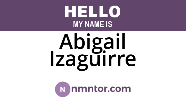 Abigail Izaguirre