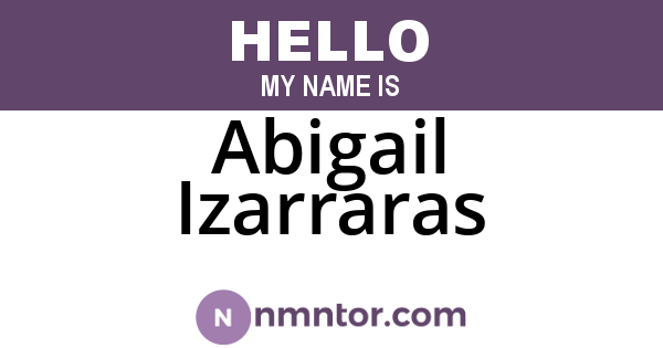 Abigail Izarraras