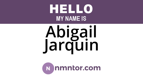 Abigail Jarquin