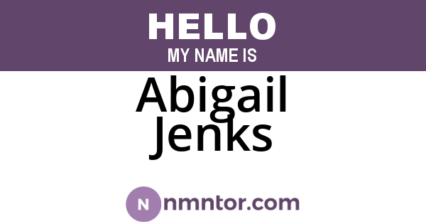 Abigail Jenks