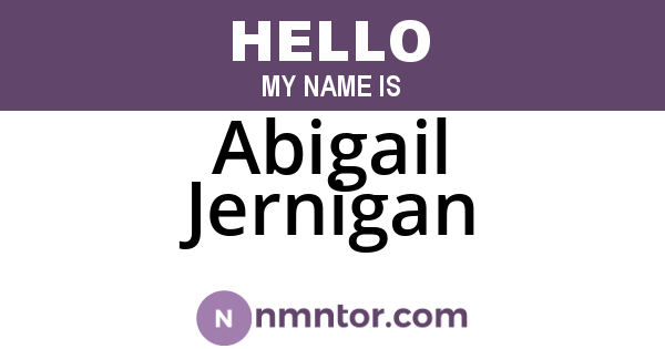 Abigail Jernigan