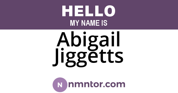 Abigail Jiggetts