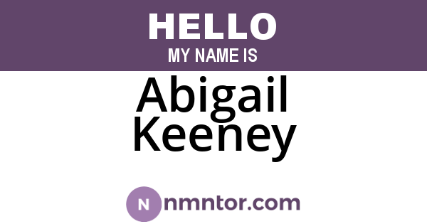 Abigail Keeney