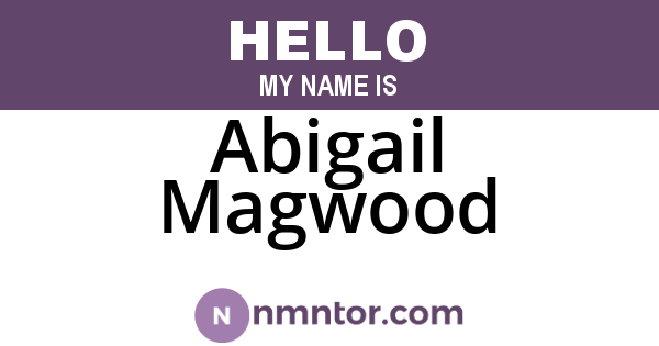 Abigail Magwood