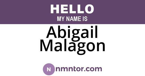 Abigail Malagon
