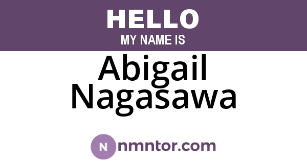 Abigail Nagasawa