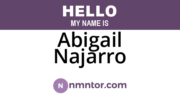 Abigail Najarro