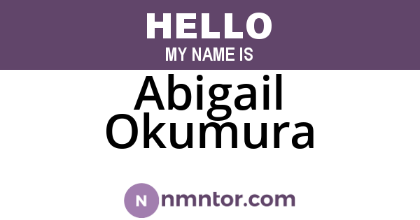Abigail Okumura