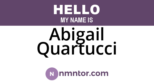 Abigail Quartucci