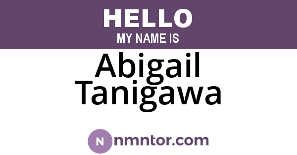 Abigail Tanigawa