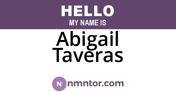 Abigail Taveras