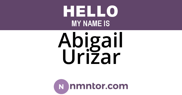 Abigail Urizar