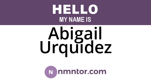 Abigail Urquidez