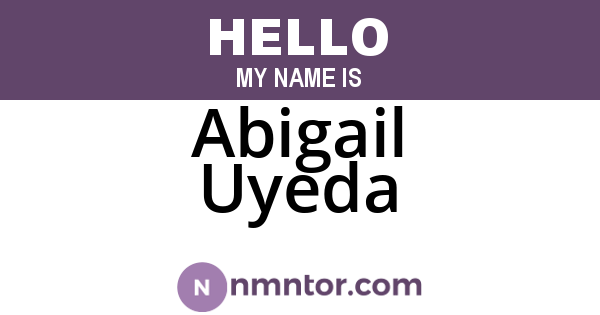 Abigail Uyeda